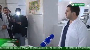 Юнус Бек Евкуров навестил пострадавших полицейских