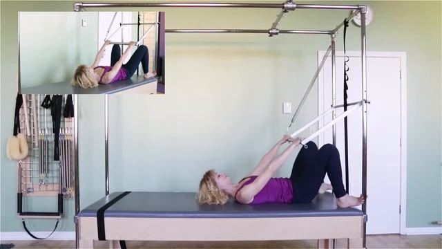 Pelvic Press on the Pilates Cadillac