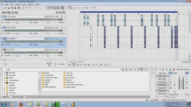 Acid Studio 8 - Making HipHop/Rap beats and more смотреть онлайн