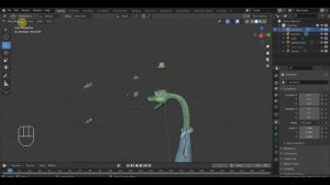 BLENDER 2.91 Удав из плохие парни мф ригг