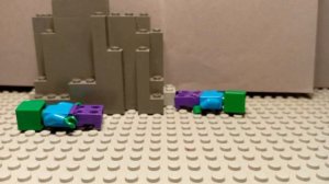 Lego Minecraft stop motion creepers