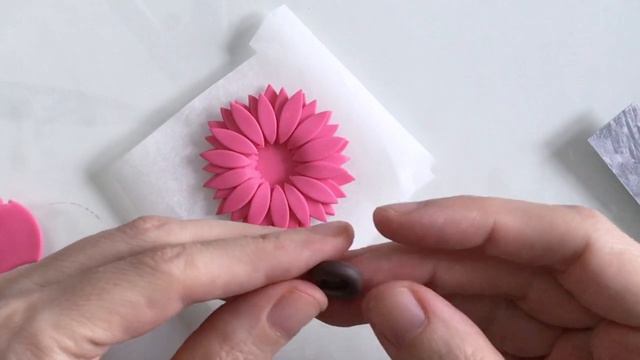 EASY! Polymer Clay FLOWERS Tutorial | DAISY SUNFLOWER GERBERA смотреть онлайн