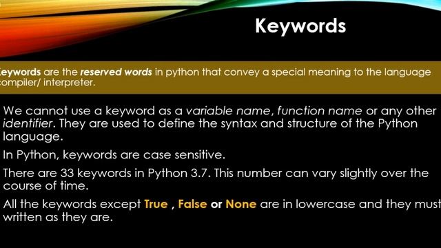 Python Fundamental Part-1 (Class-11 IP/CS )