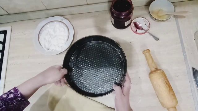 Нежный вкусный пирог с вареньем смотреть онлайн