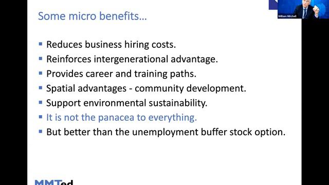 Inflation Control under MMT: Job Guarantees, Buffer Stocks & Fiscal Policy, with Prof. Bill Mitchel смотреть онлайн