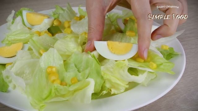 Салат НИСУАЗ. Изумительная ИДЕЯ для УЖИНА. Просто, быстро и ВКУСНО! Полезный Салат на ужин. смотреть онлайн