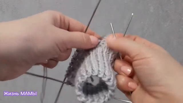 Митенки спицами с индийским клином ! knitted mitts with Indian wedge !