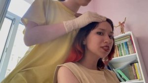 крашу волосы в синий!