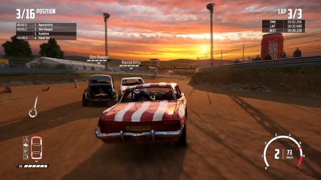 WRECKFEST Walkthrough Gameplay Part 5 - CANYON CRASHFEST смотреть онлайн