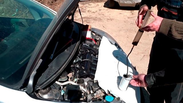 Применение  автохимии BG на автомобиле Honda Fit смотреть онлайн