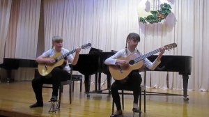 Дуэт гитар Гильермо Исп каприччио преп. Соколов А.В.