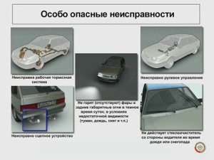 Техническое состояние и оборудование транспортных средств.