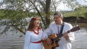 В облаках как в синем море...( Песня из м/ф " Сказание о Петре и Февронии")