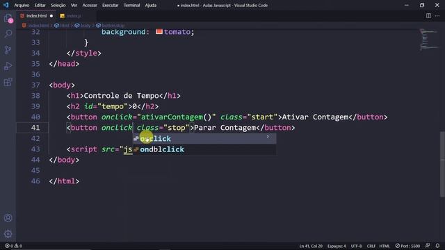 Curso Javascript Completo: Aula 16 - SetTimeout e SetInterval смотреть онлайн