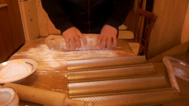 Французский багет из цельнозерновой муки в домашних условиях смотреть онлайн