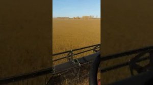 Уборка льна на акросе