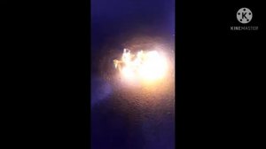 Как горит бензин