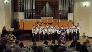 «Песенка о дружбе», муз. А.Петрова, сл. Т.Калининой, исполняет хор  мальчиков