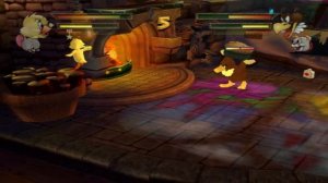 Duckling and Nibbles VS Tyke and Eagle (Team Battles) Tom And Jerry War Of The Whiskers #3