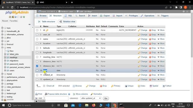 Meeting Management System #8 - Filter Meeting Data by Date and Show Meeting Data in Laravel in Hind