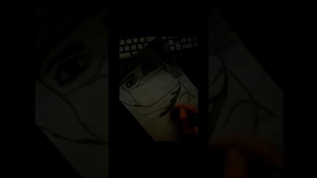 Рисунок девушки карандашом. смотреть онлайн