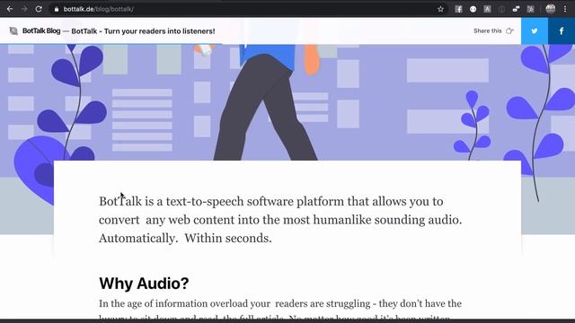 How to Create Audio Versions of Your Website Articles Automatically using BotTalk Parser смотреть онлайн