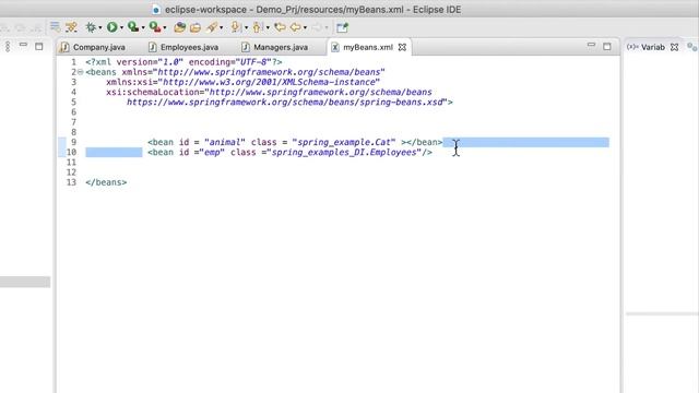 Spring dependency injection | setter and constructor DI in spring framework