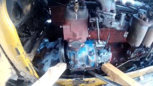 ДТ-75. Установка пускового двигателя ПД-10