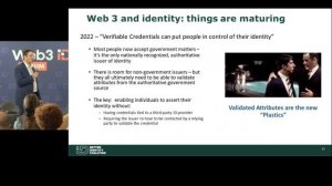 Jeremy Grant: “Digital Security, Privacy & Convenience for All" @ Web3 ID Forum (Nov 17, 2022)