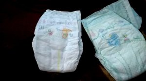 Памперс актив беби и памперс нью беби драй обновленная версия в голубой упаковке. Pampers