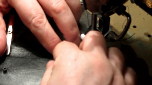 Как пошить кожаную фуражку Пошив  Часть 6