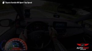 Toyota GR Sport Corolla 2022 | POV TOP SPEED & ACCELERATION