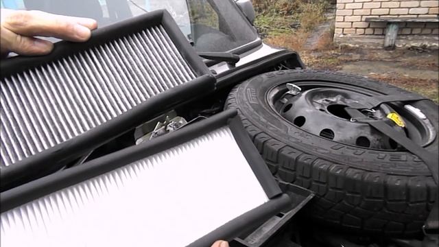 Салонный фильтр в Ниву Лада 4х4. Ресурс и периодичность замены. Наблюдения. смотреть онлайн