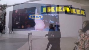 Видеоэкран для магазина IKEA, ТЦ "МЕГА Теплый стан", г. Москва, Р3