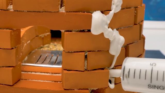 Самодельная Миниатюрная Печка из Кирпичей