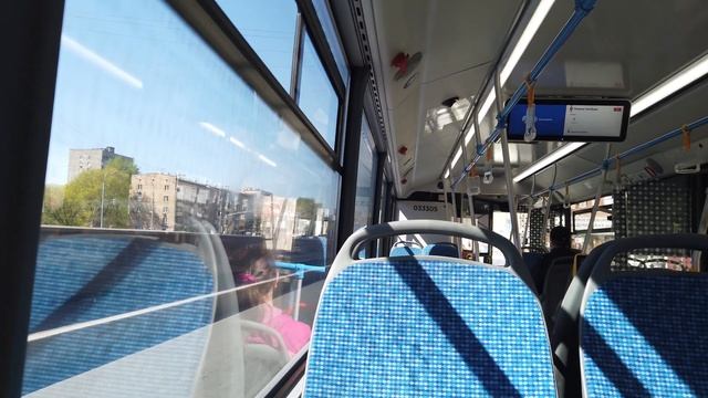 114 маршрут автобуса. 10.05.2021 год. Москва. смотреть онлайн