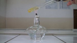 Качественная реакция ионов свинца с иодидом калия