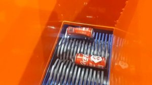 Шредер для металла ИШМ-220 дробим алюминиевые банки.mp4