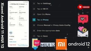 How to Setup a Proxy server for WiFi Xiaomi Android 11 MIUI 12