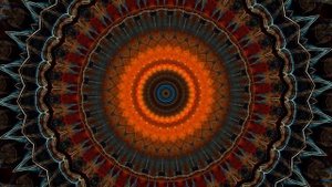 Абстракция калейдоскоп без звука.Silent 4K Fractal Flame Radial Kaleidoscope Screensaver