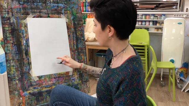 Создаем бумажный цветной зонтик от дождя | СТУДИЯ AZART смотреть онлайн