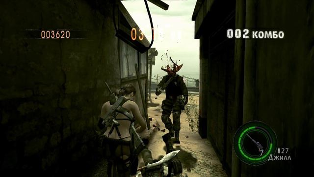 Resident Evil 5 На Пляже Выживание Молчунья Женщина Ассасин