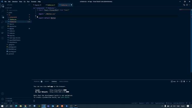 React + Typescript + forwardRef , useImperativeHandle