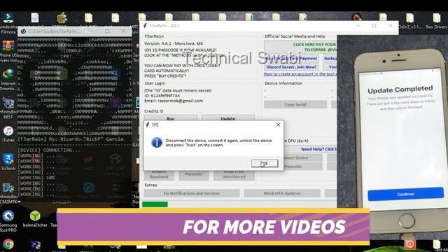 Fix Unable to Activate iPhone/iPad Free | iCloud Bypass iOS 12.5.5 TO iOS 14.6 |