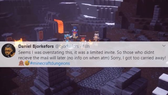 MINECRAFT DUNGEONS BETA RELEASED - Have You received your BETA key? смотреть онлайн