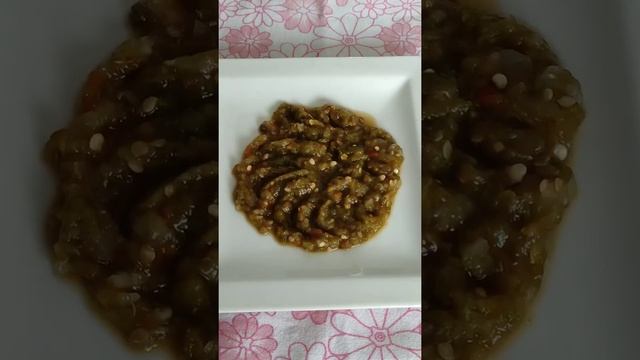 Салат из овощей гриль. salad mechouia.