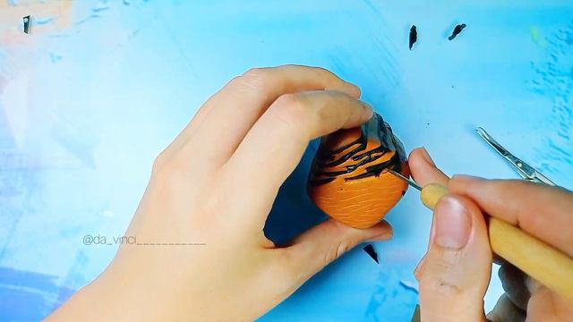 Тигровый принт из полимерной глины смотреть онлайн