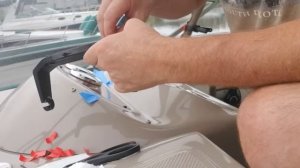 Humminbird Helix 7 GPS install on Maxum 2400SCR without drilling holes in the Boat