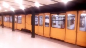 Метро в Будапеште. Разные поезда. Budapest metro.