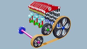 ДВС от ГАЗ 31029! Доработка! 3D анимация!